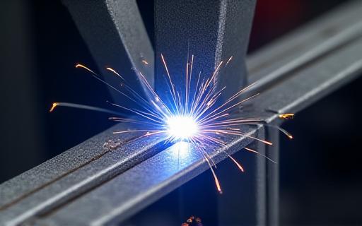 A clean, strong weld on a high-stress joint of a racing chassis.